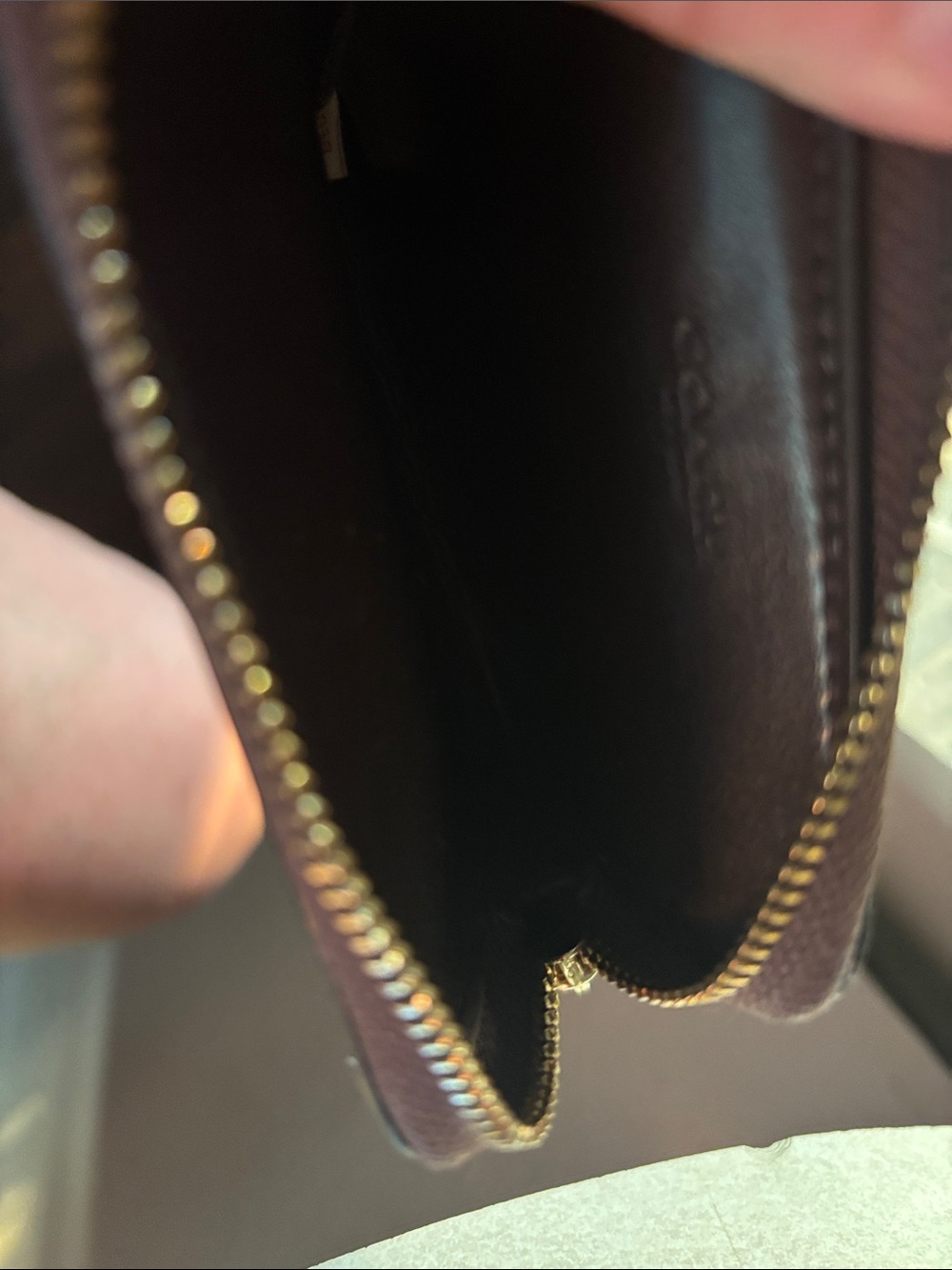 Authentic Coach Zip Card Case. - Picture 9 of 9